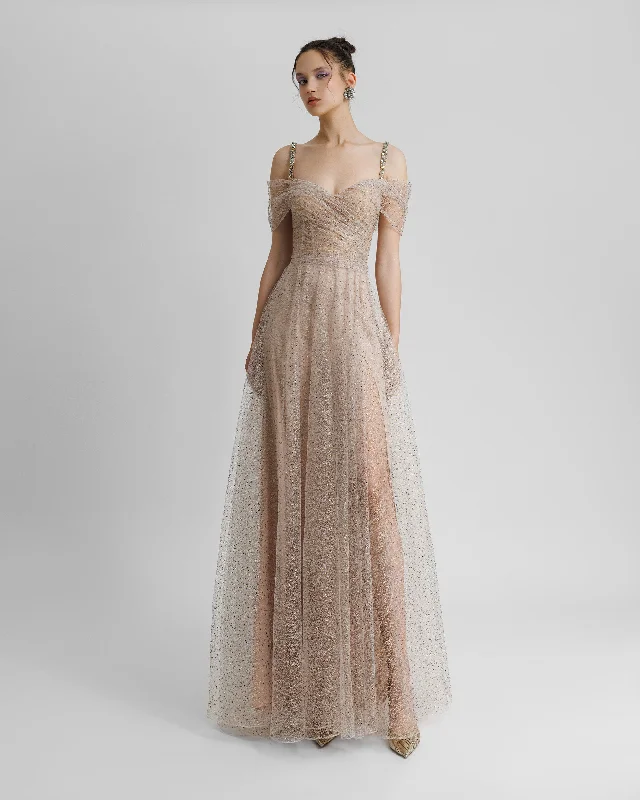 A-line dresses for womenOff-Shoulders Flared Dress