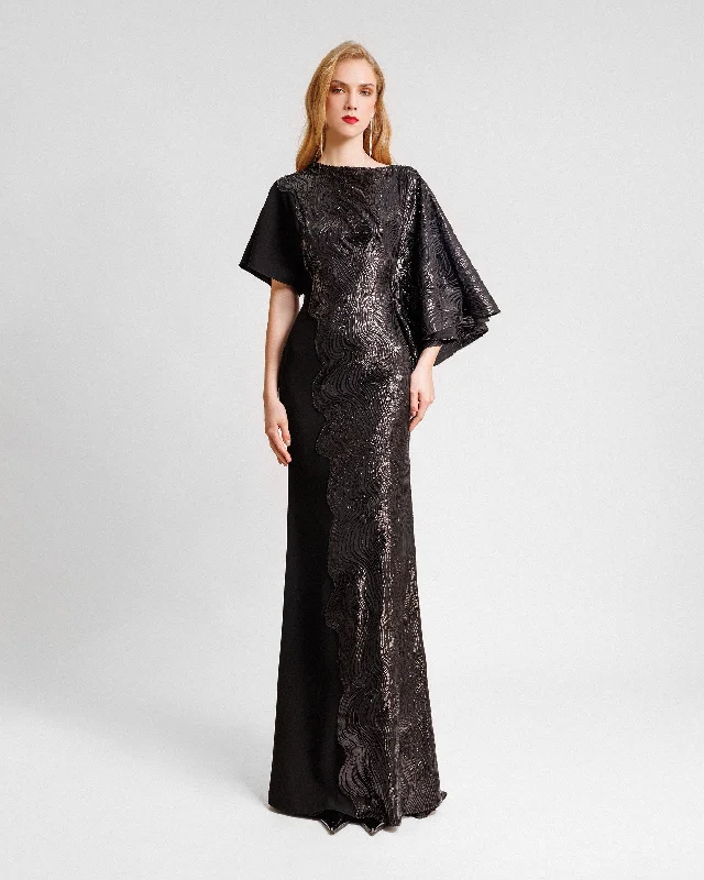 Linen dresses for summerAsymmetrical Neckline Dress